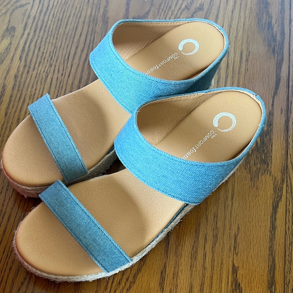 NWT Journey Collection Women’s Tru Comfort Foam‎ Alissa Slide Size 8